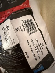 NWT Hanes 4 Pack Original Fit Crew Cotton T Shirts White Size 2XL 50”-52″