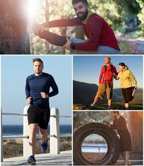 7 Pack Men Dry Fit Workout Long Sleeve Athletic Gym, UPF SPF UV Sun Protection