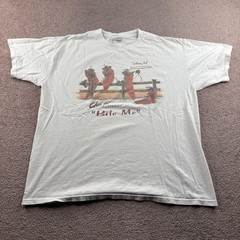 Vintage Anvil Shirt Mens XL White Sedona AZ Chillin Peppers Bite Me Graphic Tee