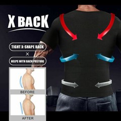 Mens Compression Shirt Slimming Body Shaper Tight Tank Top Breathable Underwear