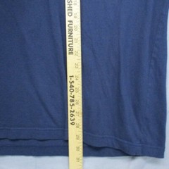 LAT Apparel Graphic Print T-Shirt Blue Unisex Size | 2XL