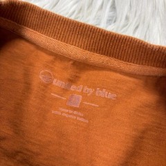 United by Blue Men’s L Burnt Orange Long Sleeve Henley Tee