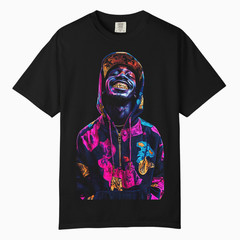 Pop Neon Graffiti Graphic Tee, Comfort Colors T Shirt, Unisex Streetwear Tee