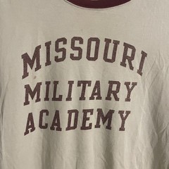 Vintage Missouri Military Academy Ringer T-Shirt Summit Sportswear Men S