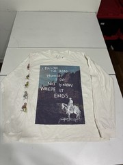 Zach Bryan Shirt 2XL White One Of These Days Western Country Music Follow Road