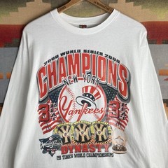 VTG 2000 New York Yankees MLB Baseball World Series Champions T-shirt Mens XL