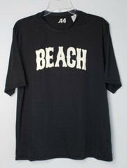 A4 Beach Laminated Moisture Wicking T-Shirt Men’s Small Black Style N3142