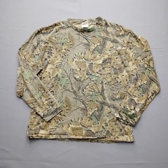 Wrangler Rugged Wear Mens XL Camo Long Sleeve Pocket T-Shirt Advantage Realtree