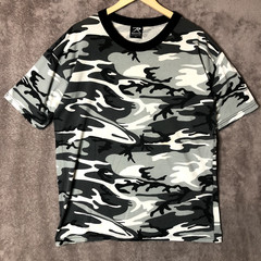 Rothco Urban Camo T-Shirt Mens XL Gray Scale Camouflage Vintage Tactical Gear
