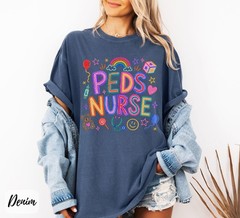 Peds Nurse Shirt Pediatric Nurse Medical Healthcare RN Unisex Graphic Tee