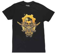 Gears of War Tactics Skull Tee by Luke Preece – Black Gamer Shirt