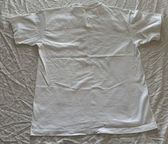Men’s vintage single stitch Nike Air white tee with nice center graphic No Tag