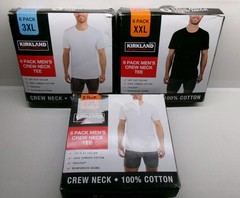 100% Combed Cotton Tee shirts lay flat Collar Reinforced Seams Crew Neck 2X 3X