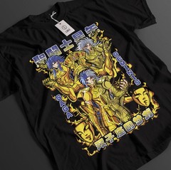 Saint Seiya Shirt Shiryu Tshirt Hyoga T-Shirt Shun Top Ikku Anime Graphic Tee