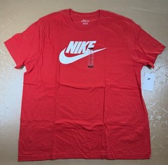 Nike Men’s Futura Icon Swoosh Logo Tee T Shirt RED Size XXL 2XL New FREE SHIP