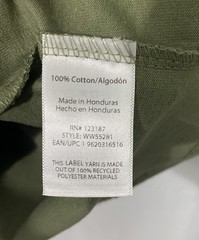 Wrangler Men’s Heavyweight Pen Pocket Tee Shirt Top Green 2XL (50-52) NWT