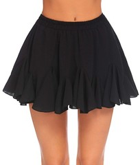 Avidlove Black Skirt for Women Pleated Skater Skirt Basic Casual High Waisted…