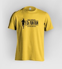 2nd Annual 1/2k Fun Run Let’s Not Over Do It Funny Runner Marathon Joke Shirt