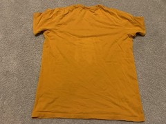 Arcteryx Fossil Shirt Mens Medium Orange Copper Hiking Camping Gorpcore