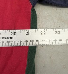 Vintage 90s Nautica Tri-Color Logo T-Shirt Made in Canada