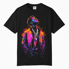 Neon Hip-Hop Graphic T-Shirt, Comfort Colors T Shirt, Unisex Streetwear Tee