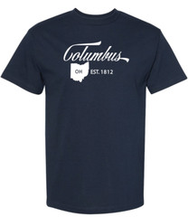 Columbus Ohio State T-Shirt Short Sleeve Graphic Tees Unisex Apparel Design