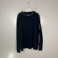 Kuhl Shirt Mens XL Blue Wildfibre Long Sleeve Crewneck Tagless Tee Casual