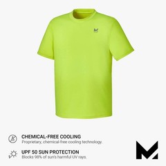 Mission Unisex XL Hi Vis Yellow Cooling Short Sleeve Performance Shirt