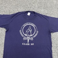 VTG Police Academy Shirt Mens L Blue Kentucky KY Law Enforcement Class 165 USA