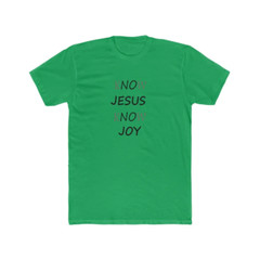 Next Level 3600 Soft Cotton Tee “KNOW JESUS KNOW JOY”