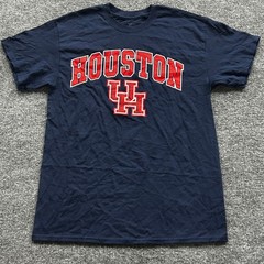Fanatics T-Shirt Mens Size M Navy Houston Cougars NCAA Graphic Collegiate Tee