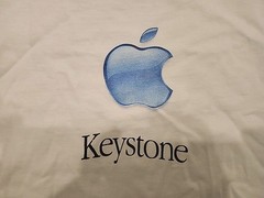 Vintage Apple Store Promo Shirt XL Keystone Y2K Mac Computers