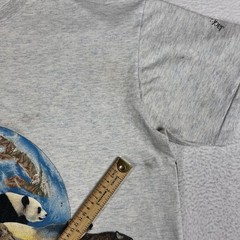 Vintage 1992 Habitat Double Sided Animal Shirt Mens XL Single Stitch Nature 90s
