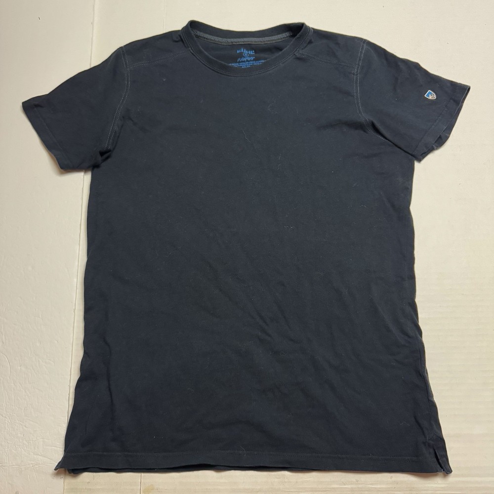 Kuhl Bravado Wildfibre Organic Cotton Short Sleeve T-Shirt In Black Size: S
