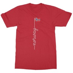 Norway Flag Soccer Fans Tribute Unisex Graphic Tee