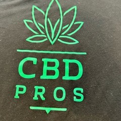 EUC Bella Canvas Unisex Black Short Sleeve Tee Shirt Graphic “CBD Pros” – XL