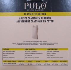3 GENUINE POLO RALPH LAUREN COTTON WHITE TANKS T-SHIRTS UNDERSHIRTS S M L XL XXL