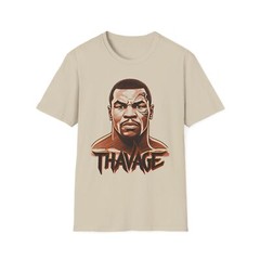 THAVAGE Mike Tyson Workouts Unisex Softstyle Tee, Boxing Gym Apparel, Fitness