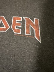 Iron Maiden Logo Shirt Medium Official