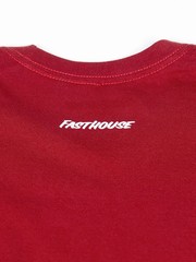 Fasthouse Men’s Die Happy Long Sleeve T-shirt Motocross Live Fast MX FMX Tee