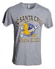 Men’s UC Santa Cruz Banana Slugs T-Shirt UCSC Vincent Vega Pulp Fiction Movie