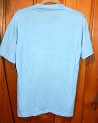 Vtg 70’s Gentle Giant Whales T Shirt Whale Protection Fund Blue Paper Thin M/L