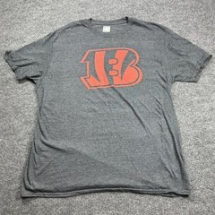 Joe Burrow 9 Cincinnati Bengals Fanatics T Shirt Mens 2XL Gray NFL Football