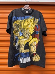 Dragon Ball Z Reprint AOP T-shirt Size XL Resurreccion Goku Super Saiyan