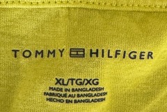 Tommy Hilfiger t-shirt yellow green large black heart graphic XL super soft