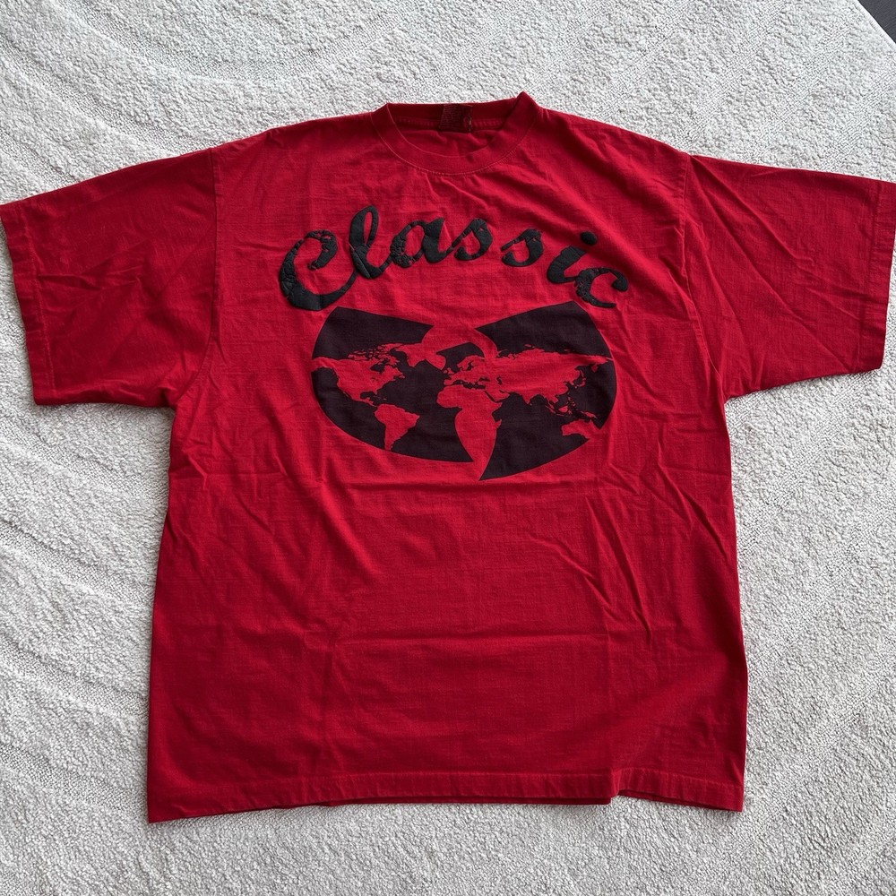 Vtg Y2K Wu Tang Clan 2006 Tour Rap Tee T-Shirt Red Size XXL RARE Wu Music Group