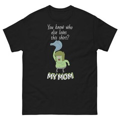 Muscle Man Regular Show Tee | Funny Shirts | Muscle Man My Mom T-shirt | Unisex