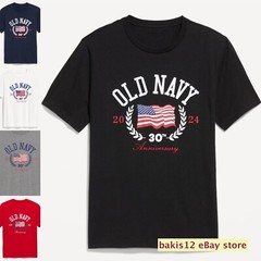 OLD NAVY US Flag 2024 30th Anniversary T-SHIRT S to 3XL Men/Women/Teens/Kids
