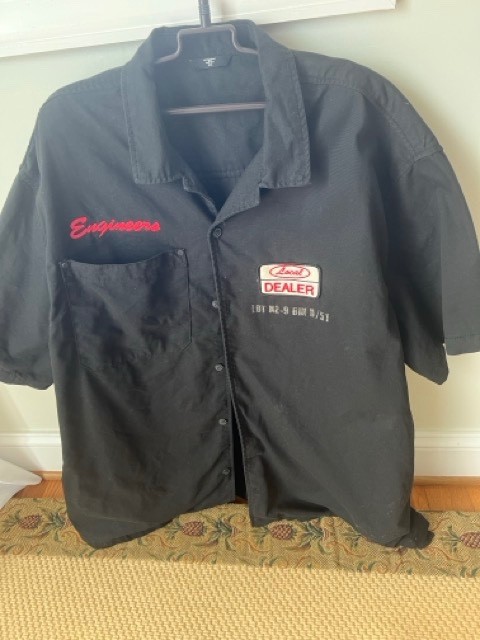 Jordan Craig Vintage Style Work Shirt 3XL Black 100% Cotton Duck Canvas
