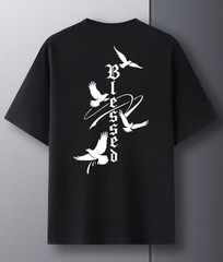 Sebashley Blessed T-shirt 100% Thick Cotton in Various Sizes High Quality